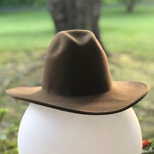 Stetson Twin Peaks Wool Crushable  Hat Brown